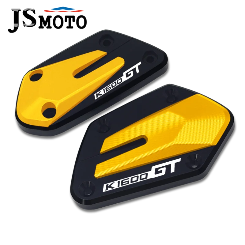 For BMW K1600GTL K1600GT k1600gl k1600 gtl With LOGO Front Brake Clutch Fluid Reservoir Cover Cap Set Motorcycle Accessories images - 6