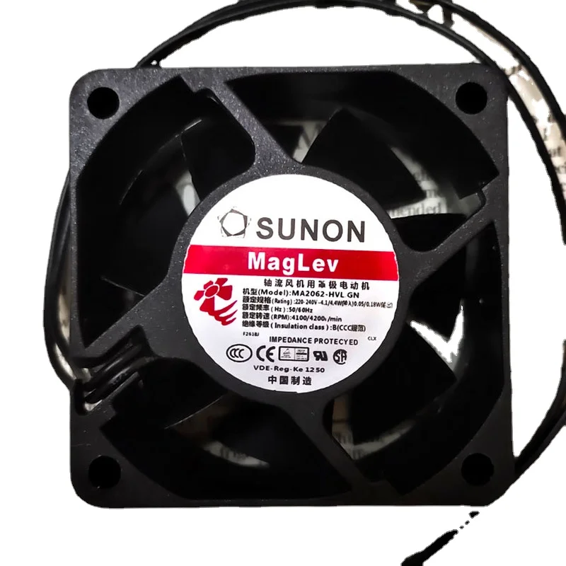 

New CPU Cooling Fan For TAJUN MA2062-HVL GN 6025 220-240V 6cm Large Air Volume Fan Computer Fan 60*60*25MM