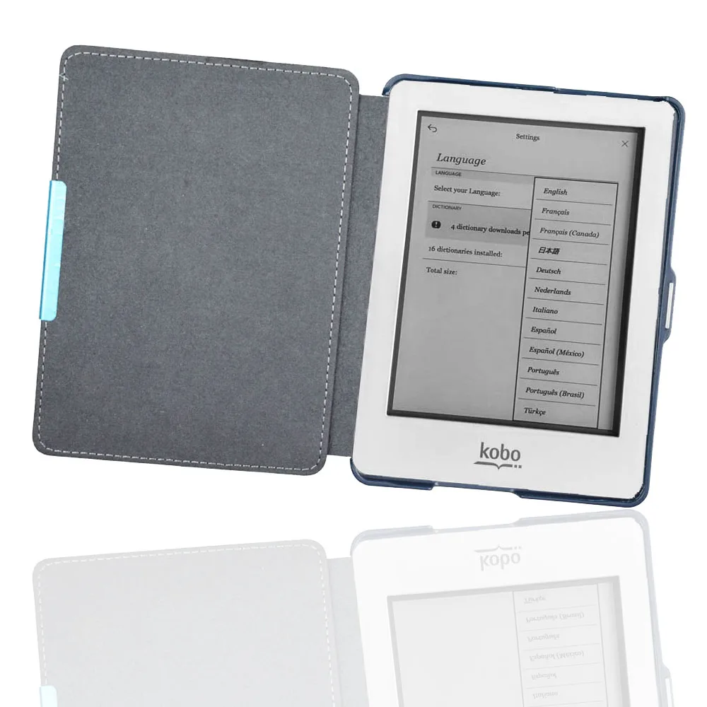 Чехол для Kobo Glo 6-дюймовый чехол Rakuten Ebook Ereader из искусственной кожи с магнитной застежкой для сна, модель N613, откидной чехол для электронной книги (art.: 3920ce82f802d) - 3920ce82f802d