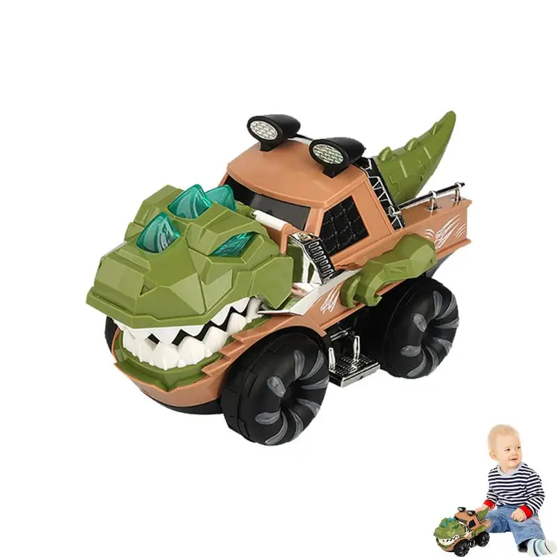 

Electric Dinosaur Car Dinosaur Vehicle Toy Dino Truck Toy With Light Music Dino Car Toy Car Dinosaur Toys For Girls And Boys