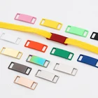 Пряжка для шнурков DIY Blank AF1, украшения для обуви, наборы кроссовок с металлической пряжкой, стильные и подходят для всех видов плоских шнурков