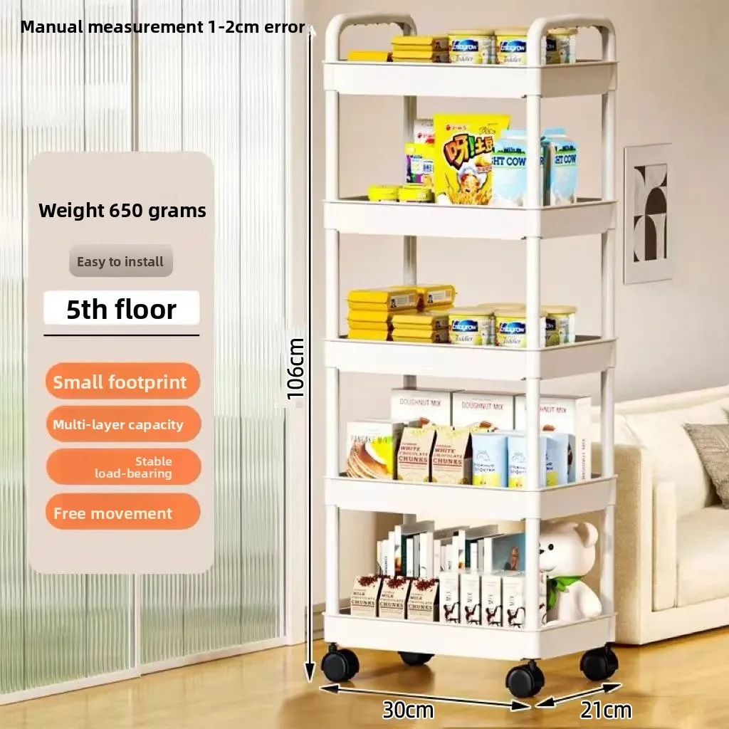 

Мобильная полка-тележка для кухни