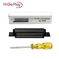 72 pin replacement connector for nes clone console cartridge slot 3 8mm screwdriver bit open tool for nintendo nes 8 bits system