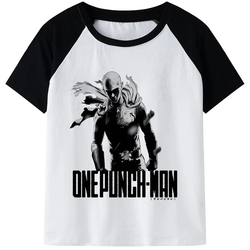 Новинка футболка унисекс с Аниме One Punch Man Kawaii Grunge летние топы в стиле Харадзюку