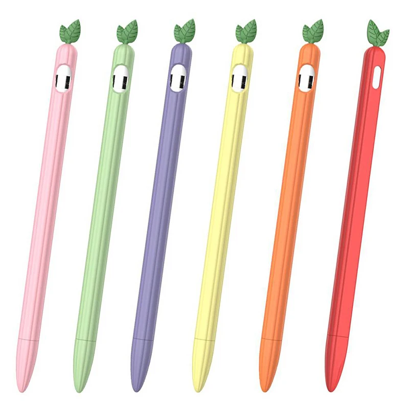 Для Apple Pencil 1-го 2-го поколения милые фрукты мягкий силиконовый чехол для ручки