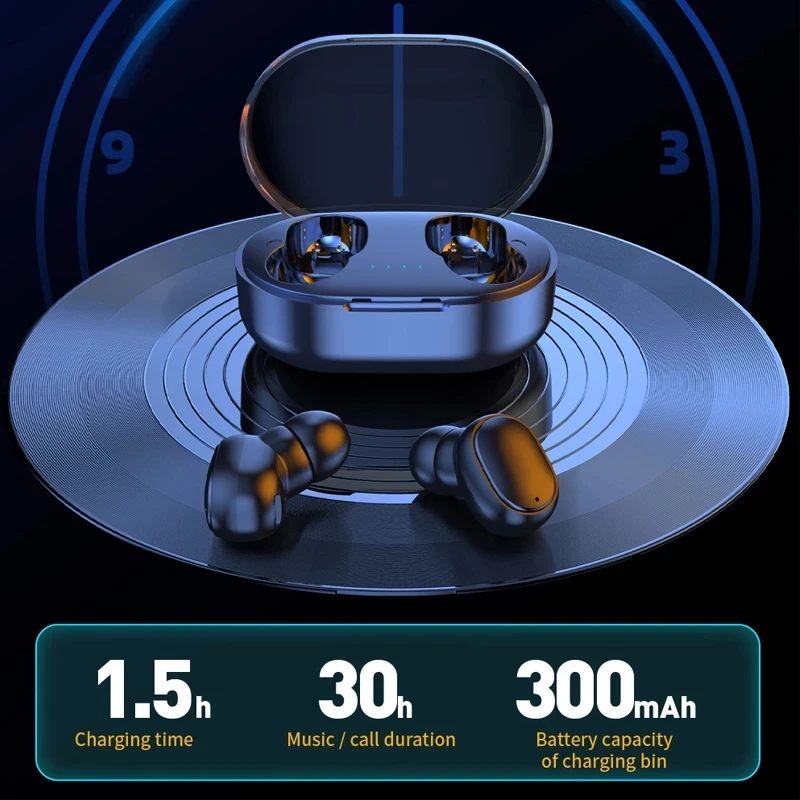 Беспроводные наушники TWS Stereo HiFi с микрофоном, Bluetooth-наушники с шумоподавлением для Xiaomi Samsung Phone.