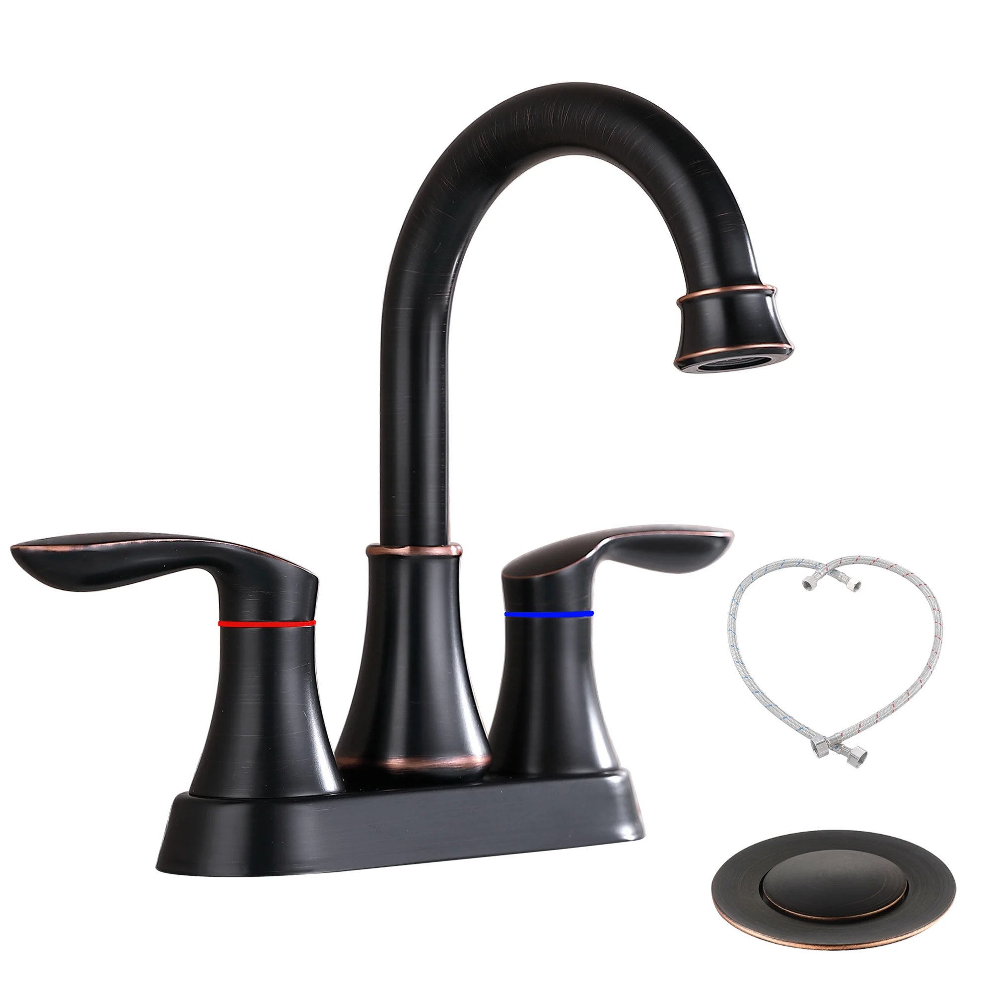 

Lead Free Commercial Two Handle Bathroom Faucets