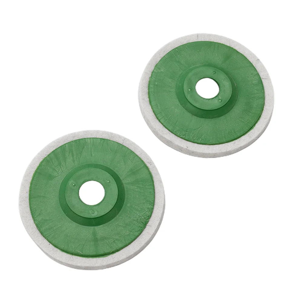 

2Pcs 125mm Polishing Wheels Polishing Pad Grinding Disc Angle Grinder Accessories Wool Felt Polisher Buffing Wheels