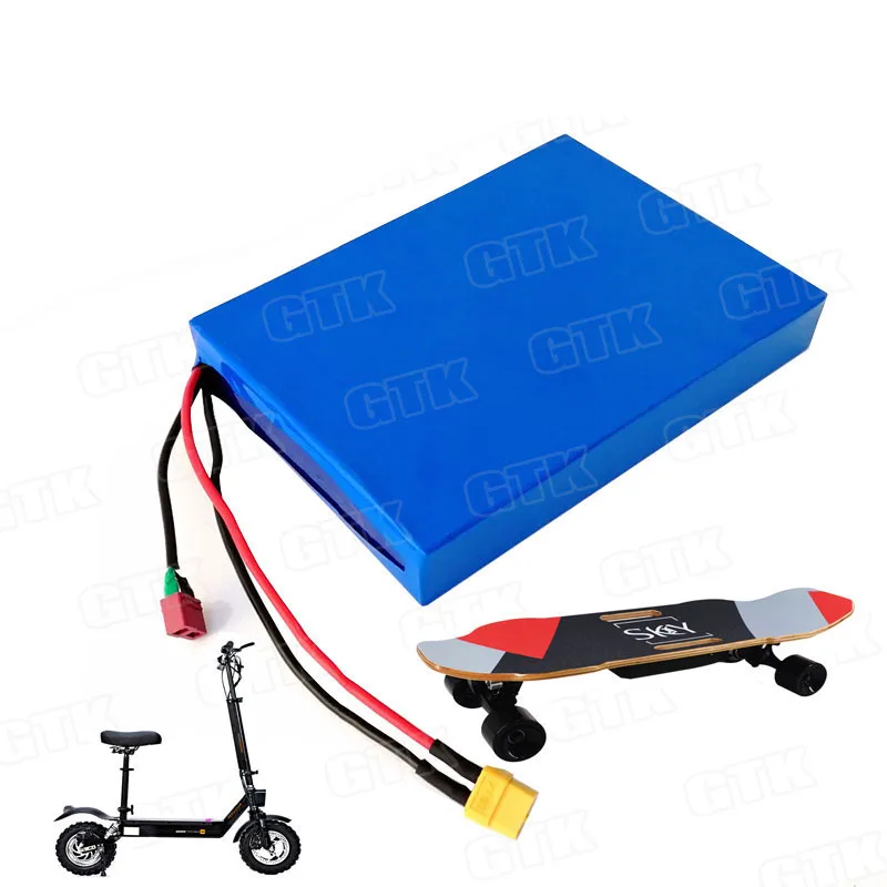 

GTK 36v 5ah lithium battery Li ion 10s2p 18650 5000mah battery pack for electric skateboard unicycle self-balance scooter