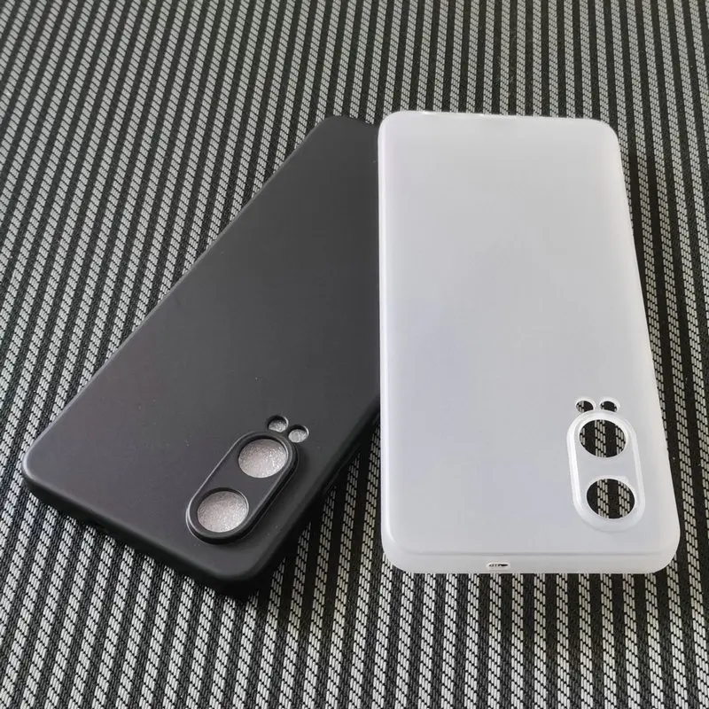 Мягкий чехол из ТПУ для OnePlus Nord CE4 Lite матовый прозрачный черный силиконовый 1+ CE4Lite