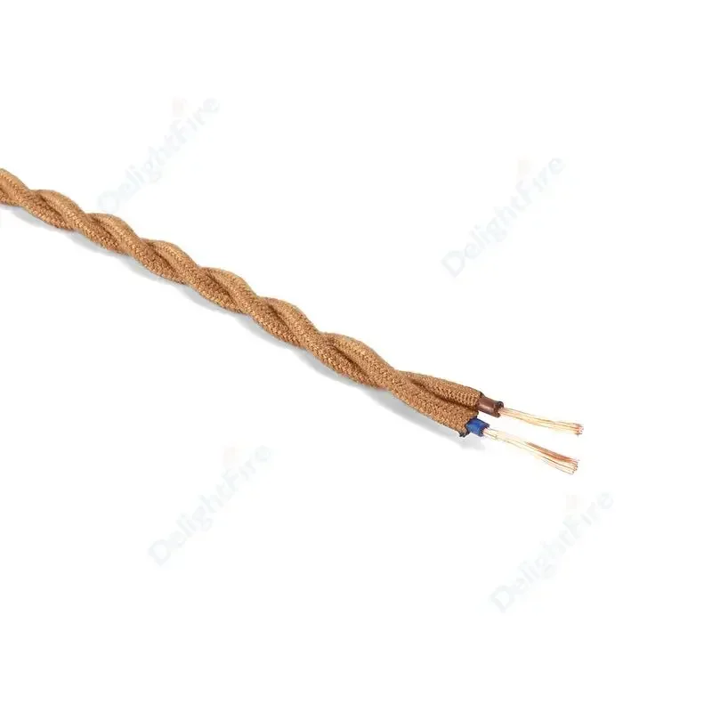 

DelightFire винтажный тканевый кабель 18AWG