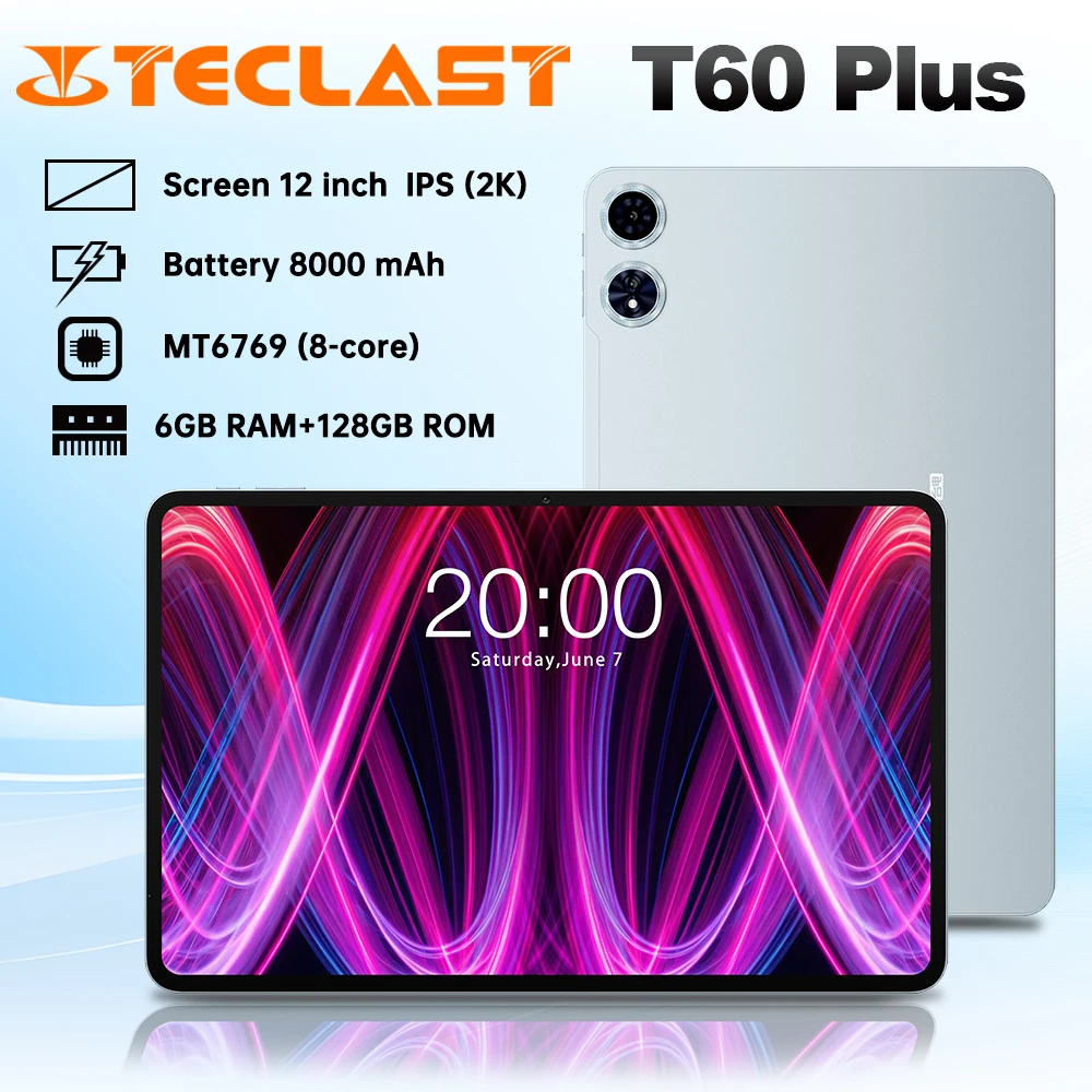 Планшет Teclast T60 12" 6/128ГБ Wi-Fi+4G Android