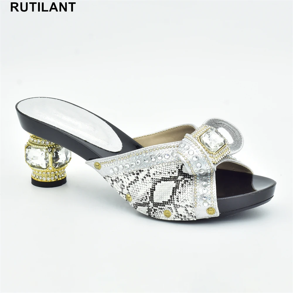 

Новые Элегантные туфли с кристаллами, модная обувь 2023, женская обувь, летние туфли на высоком каблуке для женщин, высококачественные свадебные туфли в африканском стиле