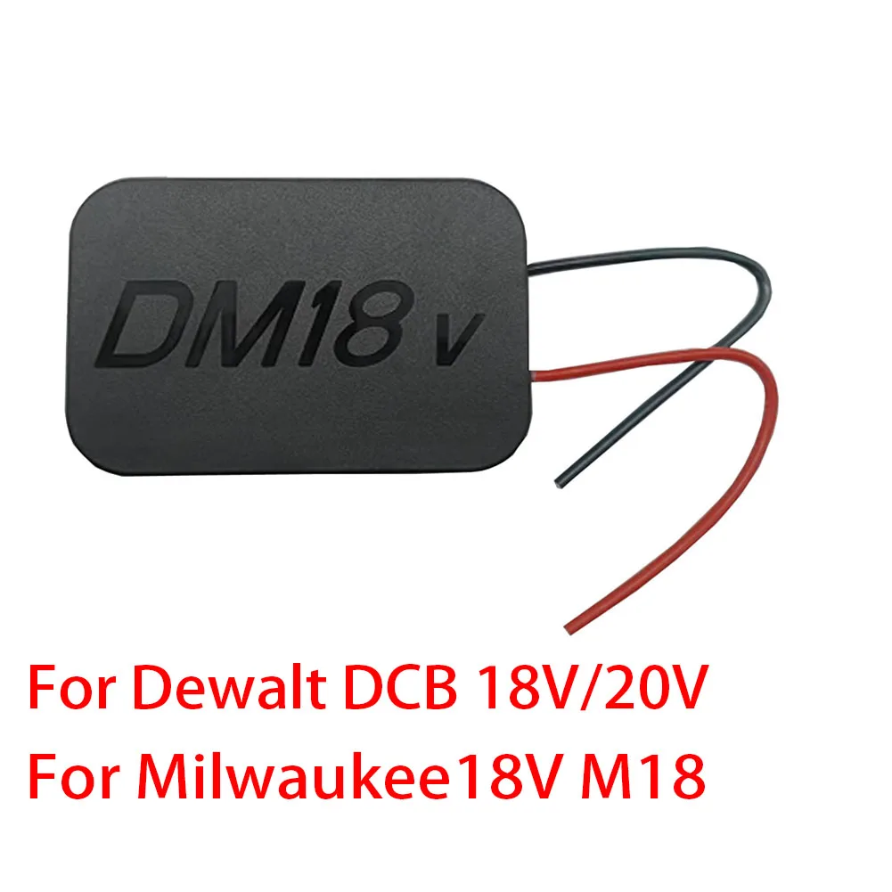 

12AWG DIY адаптер для аккумулятора Dewalt 18 в/20 в для Milwaukee 18 в M18, аксессуары для литий-ионных аккумуляторов, док-станция с разъемом питания