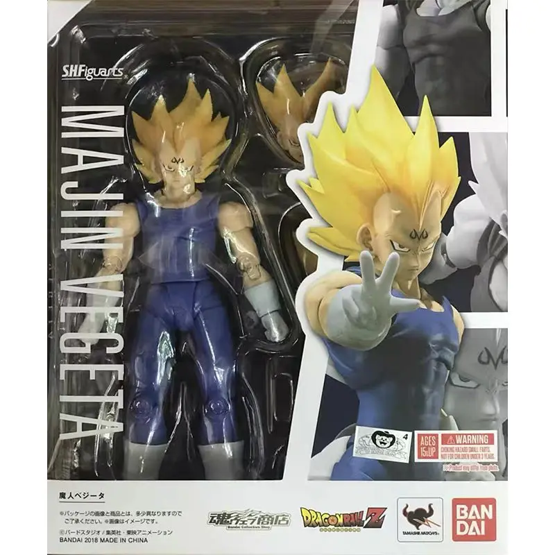 

Original BANDAI S.H.Figuarts Majin Vegeta Dragon Ball Z In Stock Anime Action Collection Figures Model Toys