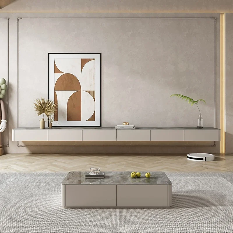 Универсальная настенная подставка для телевизора в скандинавском стиле