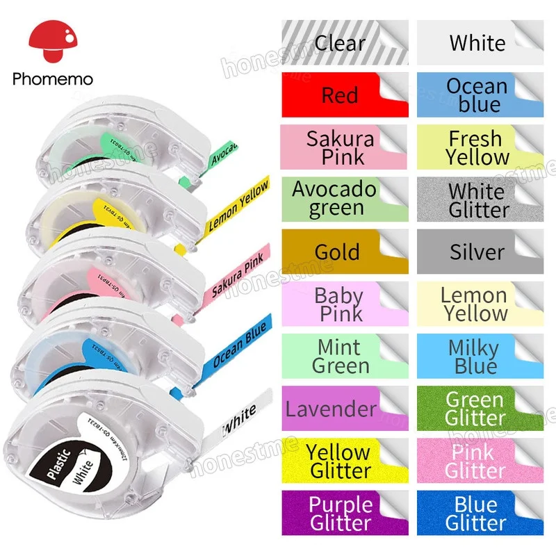 Совместимая с Phomemo лента для этикеток Сменные ленты P12 &amp DYMO Letratag сменные насадки