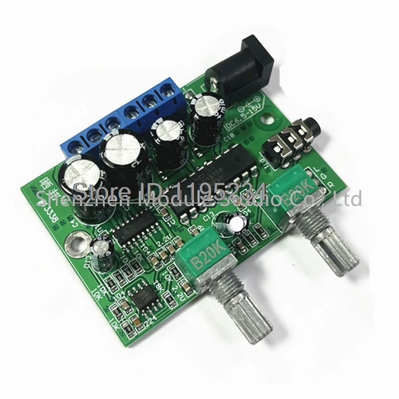 1 шт. TDA2030 2 усилитель сабвуфера аудиоплата 6 Вт * + 25 мини басов HIFI YD1517P для 4-6 дюймов