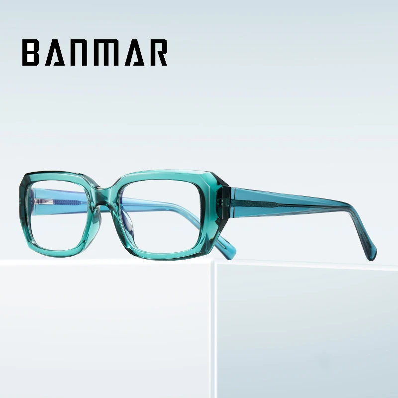 

BANMAR Anti Blue Light Women’s Glasses Super Thick Crystal Cut Edge TR90 Frame Computer Glasses Transparent Optical Eyeglasses