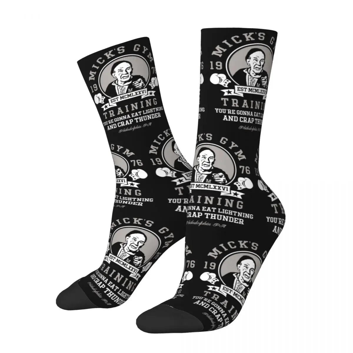 

Носки Rocky Film Mick's Gym Merch, уютные высококачественные длинные носки, милые для женщин и мужчин, идея для подарка на день рождения