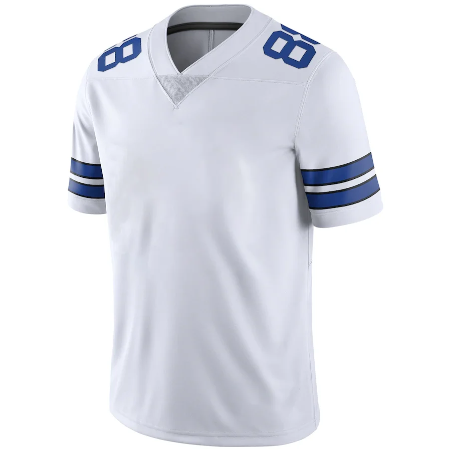 

2022 Mens American Football Jersey Dallas Romo Lamb Prescott Diggs Elliott With Team Logo Embroidery Stitching Jerse T-Shirt