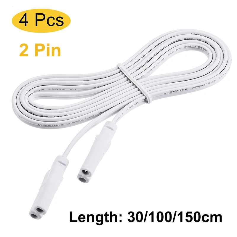 

4 шт., гибкие светодиодные трубки для подключения лампы