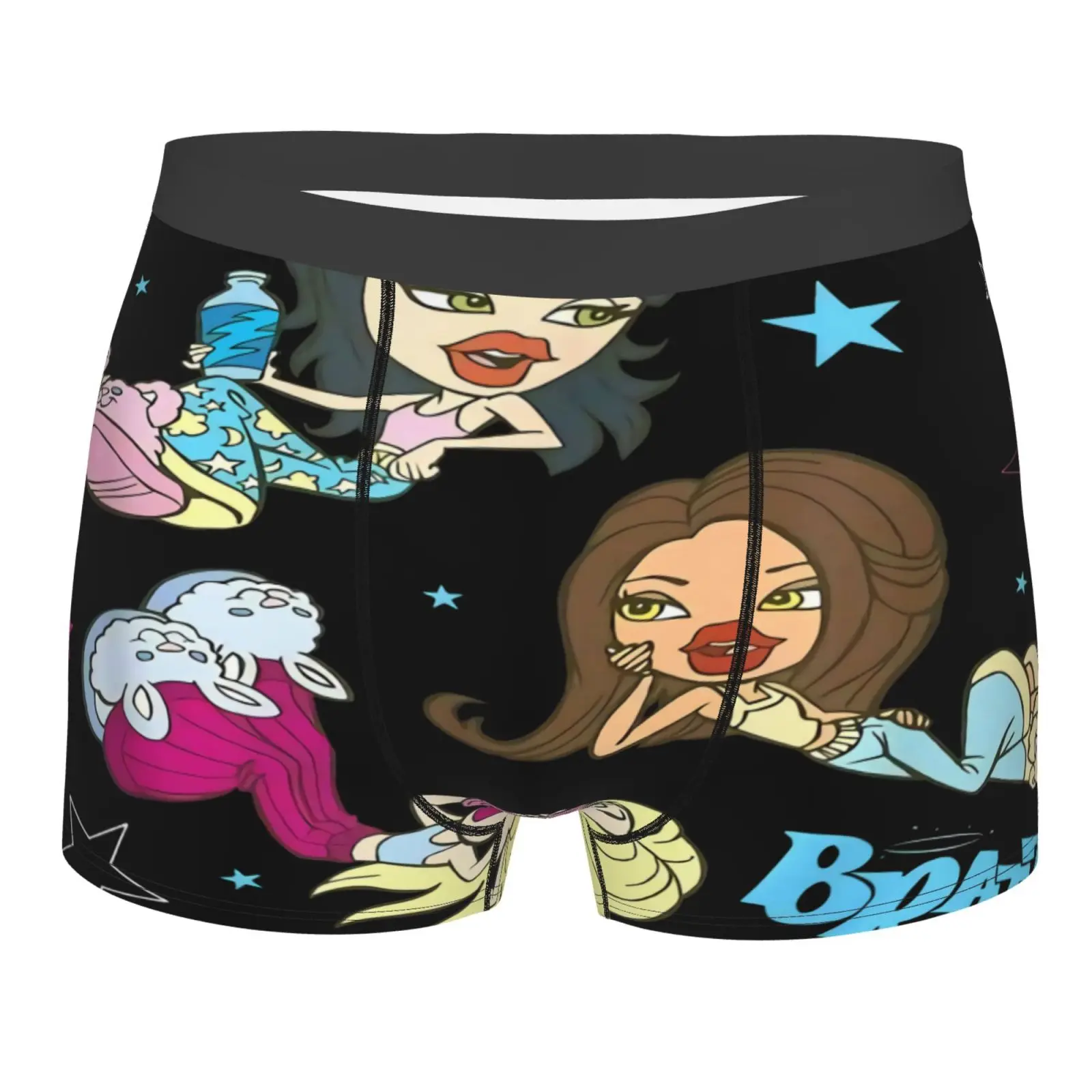 

Трусы-боксеры мужские, с рисунком аниме, белые