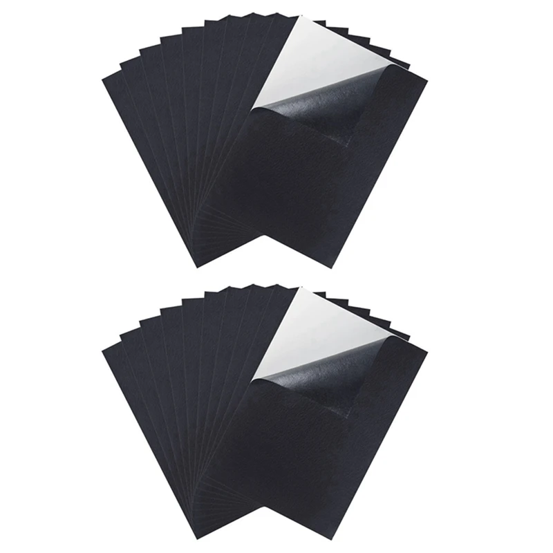 

Black Adhesive Back Felt Sheets Fabric Sticky Back Sheets Self-Adhesive Durable And Water Resistant, 20 PCS