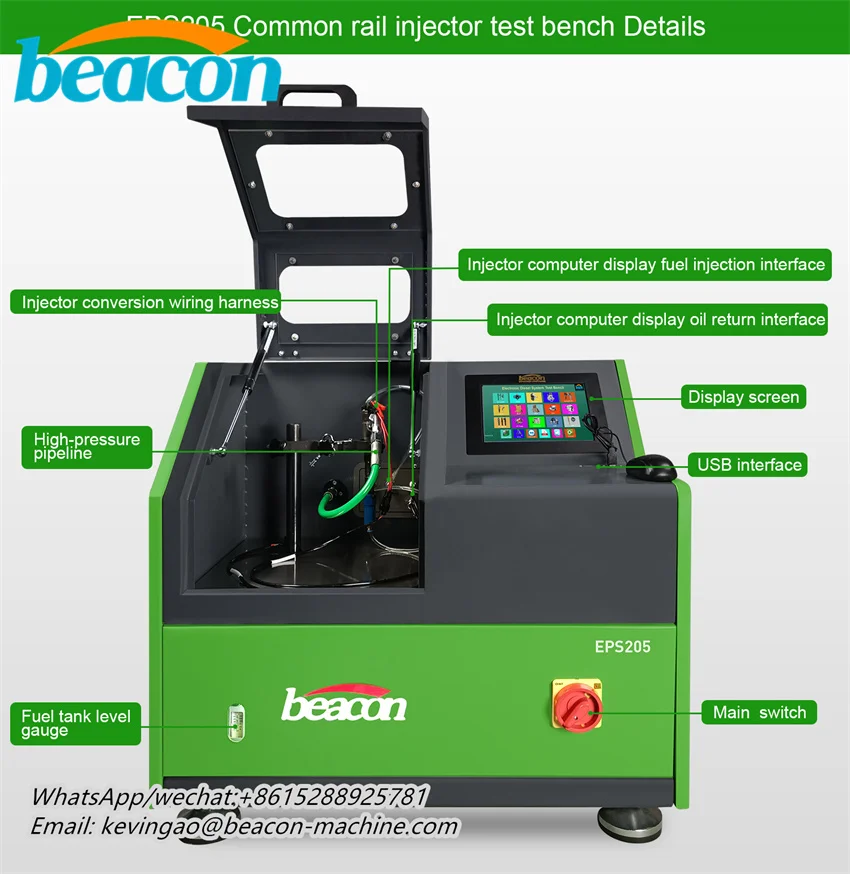EPS205 ремонт инжектора Диагностика общая топливная дизельная Форсунка тестер