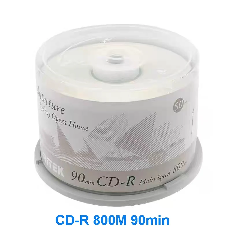 

CD-R музыкальные CD Диски 90 мин. 800 МБ 52X 50 шт./упаковка