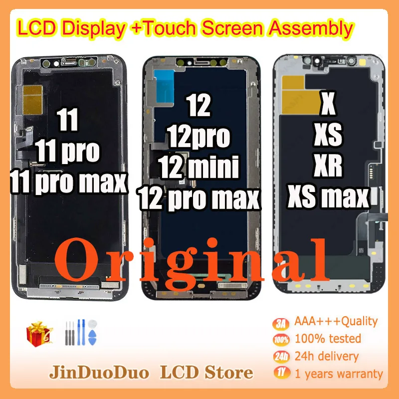 Оригинальный Oled Incell для iPhone 11 Pro Max экран X XR XS ЖК-дисплей Iphone 12 панель экрана в