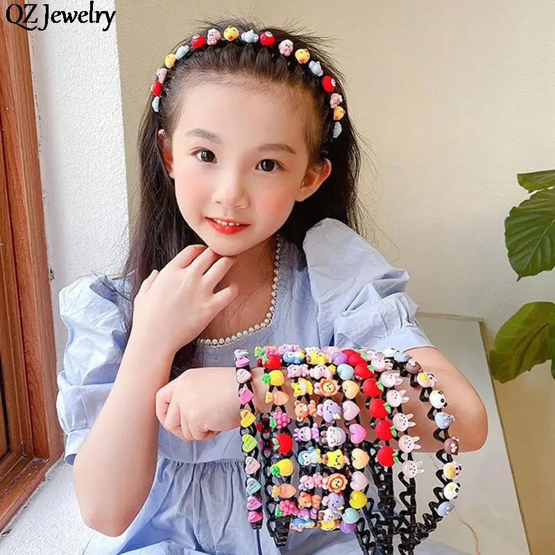 

Cute Cartoon Hairbands Girl Headwear Headbands Cartoon Animal Flower Hair Hoop for Kids Girls Headdress Hair Accessories Gifts
