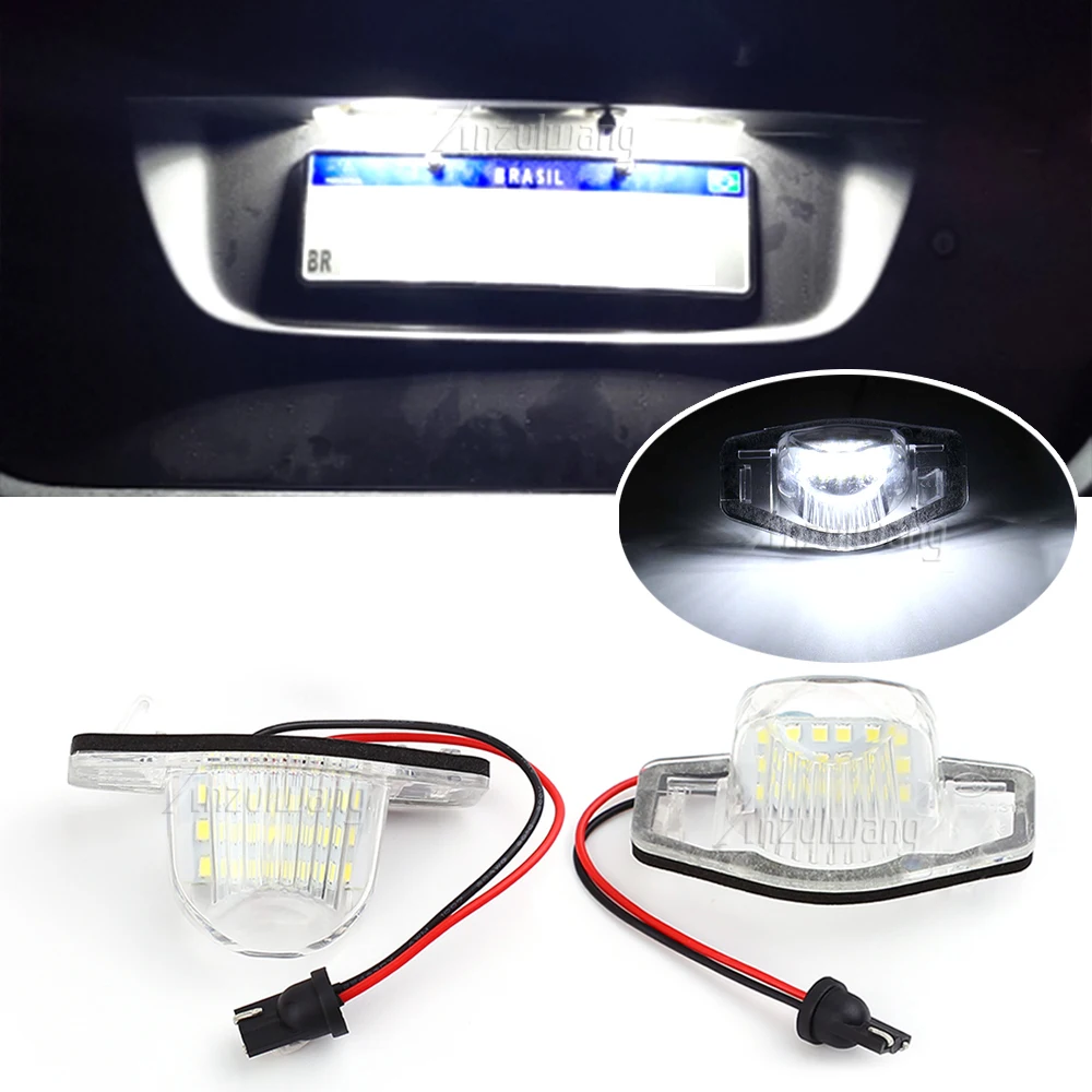 

Car 2pcs 18 LED Lamp Number License Plate Light for Honda Fit Jazz Odyssey Stream Insight CRV FRV HR-V Crosstour 5D DXY