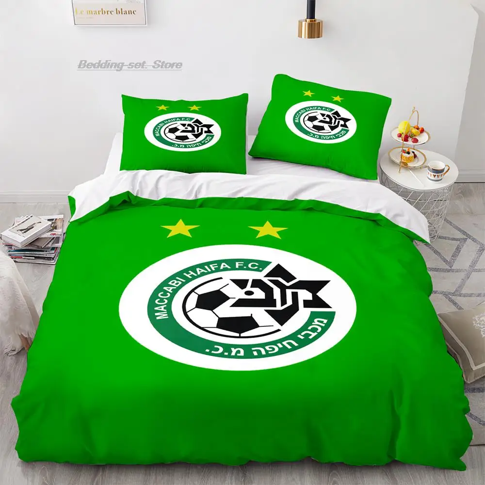 Комплект постельного белья Maccabi Haifa Fc одинарный двойной полный королевский