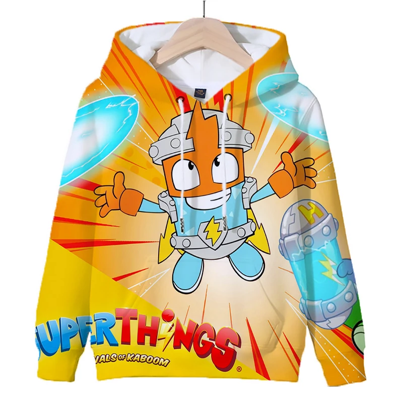 Свитшот детский с длинным рукавом и 3D-принтом