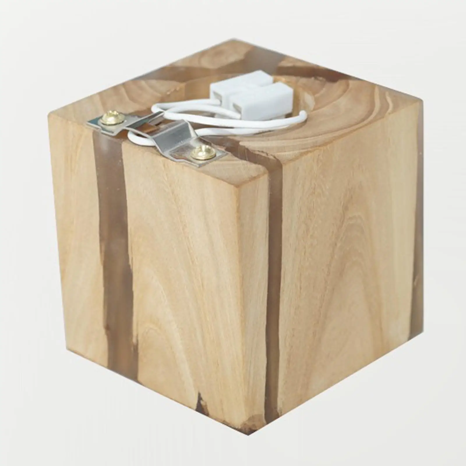 

Деревянный настенный светильник из смолы, декоративный модный светодиодный квадратный фотореквизит 5 Вт, прикроватная лампа для ресторанов, дома, спальни, коридора, Декор