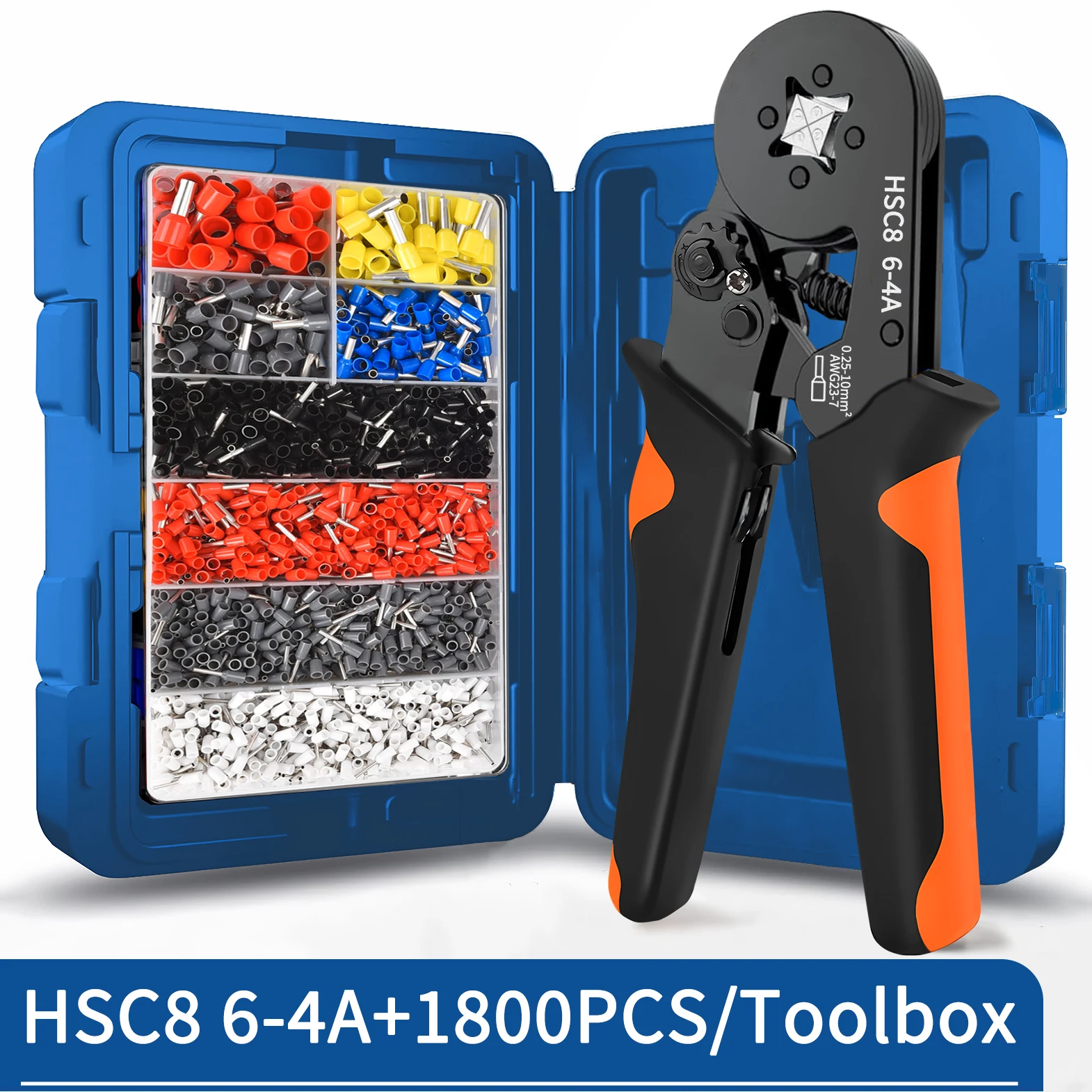 

Плоскогубцы SANJIANG для обжима проводов 0,25-10 мм²