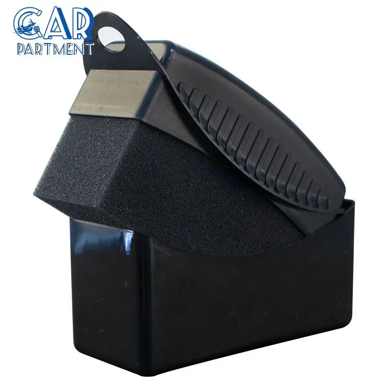 

Washing Cleaning Tire Contour Dressing Applicator Portable With Lid Car Wheel Polishing Waxing Sponge Brush With Cover Abs