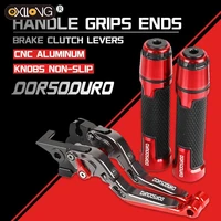 dorsoduro 75007 16 motorcycle cnc brake clutch levers handlebar knobs handle hand grip ends for aprilia dorsoduro 75007 16