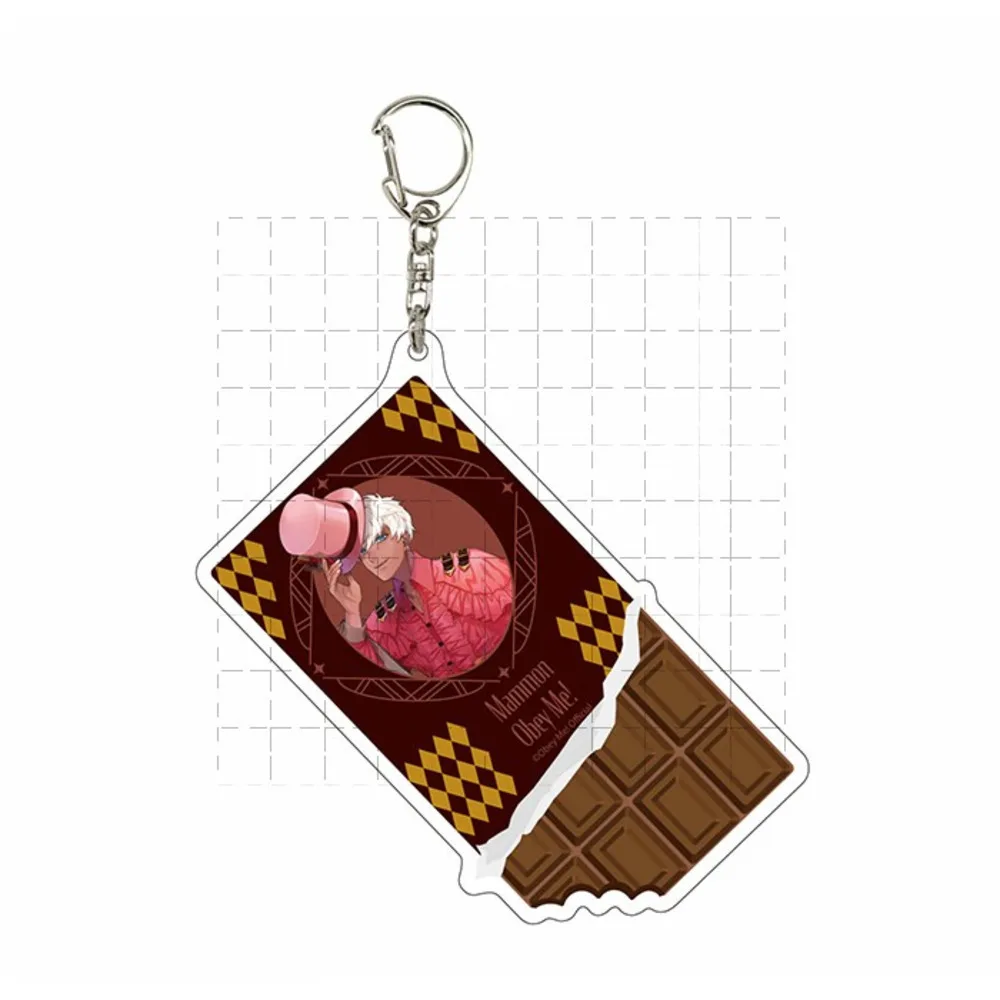 Брелок для ключей игры 2-Obey Me кукла в стиле аниме Asmodeus Belphegor Lucifer Mammon Leviathan Beelzebub