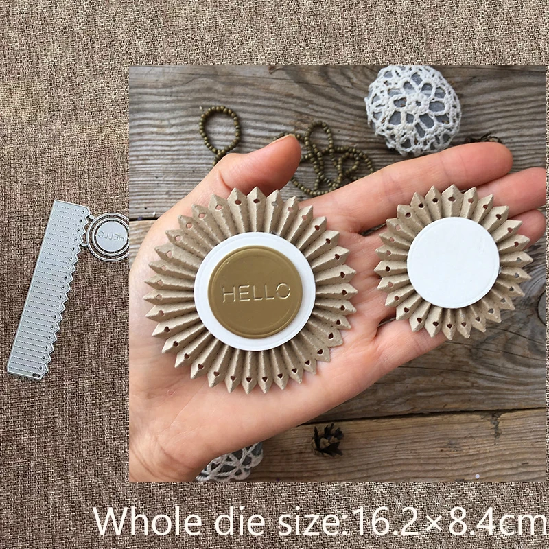 

XLDesign Craft Metal stencil mold Cutting Die Folding Medal decoration scrapbook die cuts Album Paper Card Craft Embossing