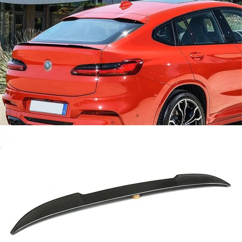 Для реального углеродного волокна спойлер аксессуары NEW BMW X4 G02 Задняя Крышка