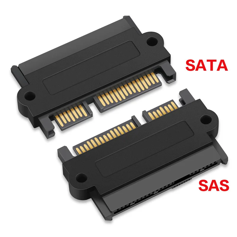 

Professional SFF-8482 SAS To SATA 180 Degree Angle Adapter Converter Straight Head Perfect Fit Your Device Drop Shipping