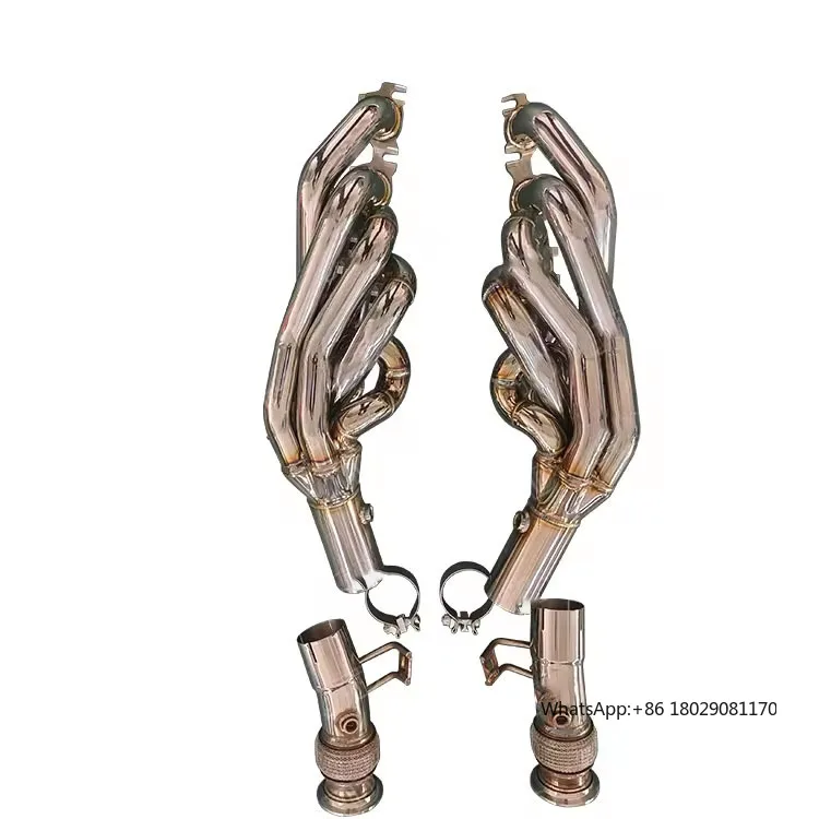 Коллекторы выпускного коллектора Xinaote для Audi R8 V10 5.2L 2010-2020 Lamborghini Gallardo LP Huracan LP580 LP610