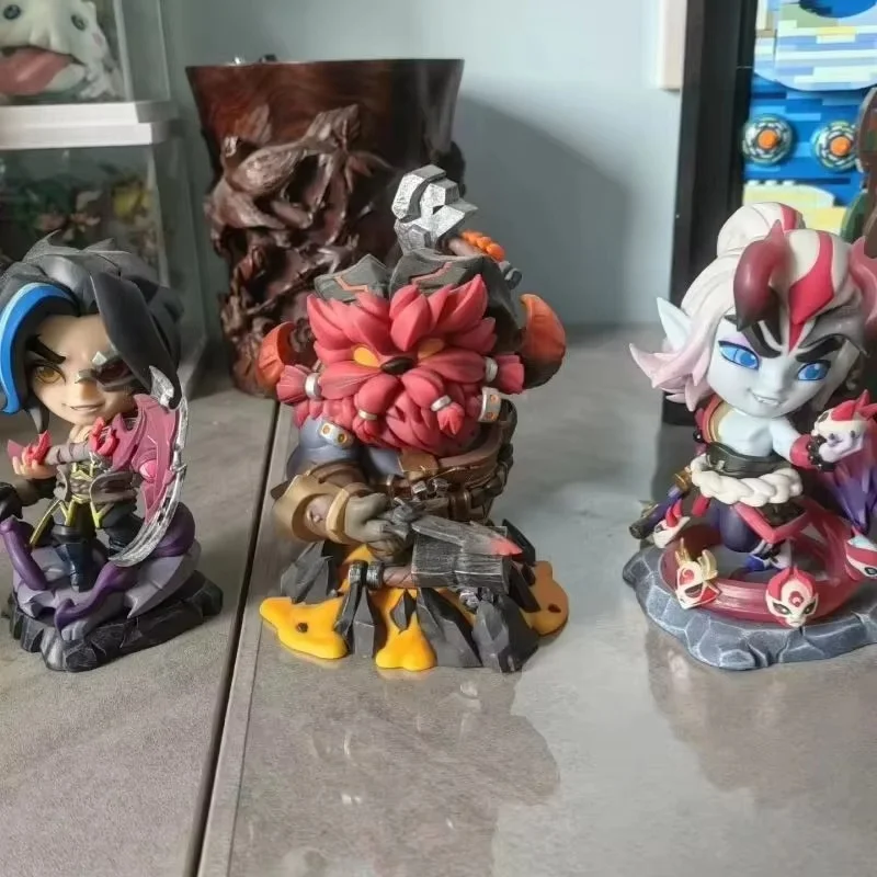 Фото Оригинальная фигурка Ornn из League of Legends (LoL) «Огонь под горой», Q-версия, модель-статуэтка, настольное украшение, коллекционная игрушка №2