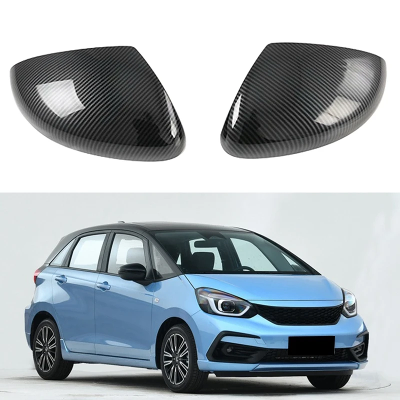 

6X для Honda Fit Jazz 2020 2021 ABS углеродное волокно задняя сторона внешние аксессуары для автомобиля