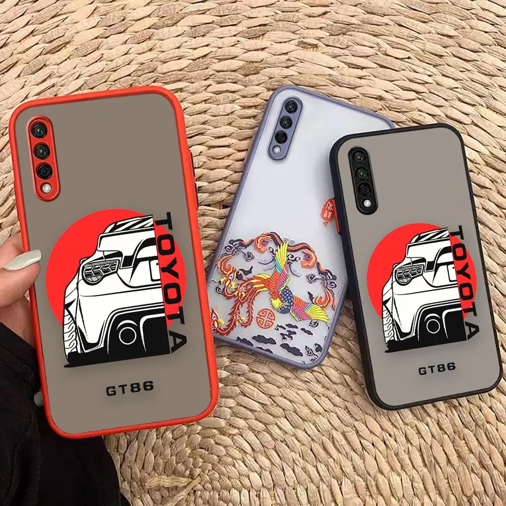 

Matte Case For Honor 70 50 30 30S 20 9X 9A Lite X10 X9 X8 5G Max Y9 Y8P 2019 PLAY 4T Pro Case Anime Initial D AE86 Tail Light
