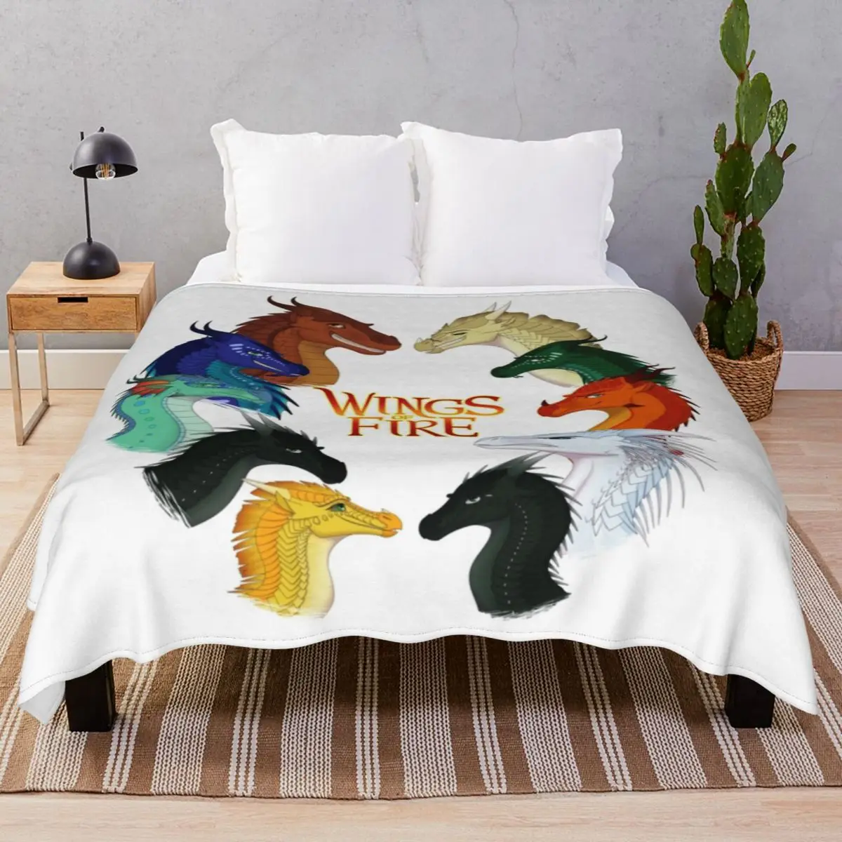 Wings Of Fire All Together Blankets Coral Fleece Autumn/Winter Lightweight Thin Throw Blanket for Bed Home Couch Travel Office