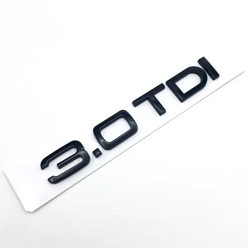 

3D буквы ABS 2.0TDI 2.5TDI 3.0TDI 35TDI 40TDI 45TDI 50TDI Эмблема для Audi A1 A3 A4 A5 A6 A7 A8 Q2 Q3 Q5 Q7 Наклейка на багажник автомобиля