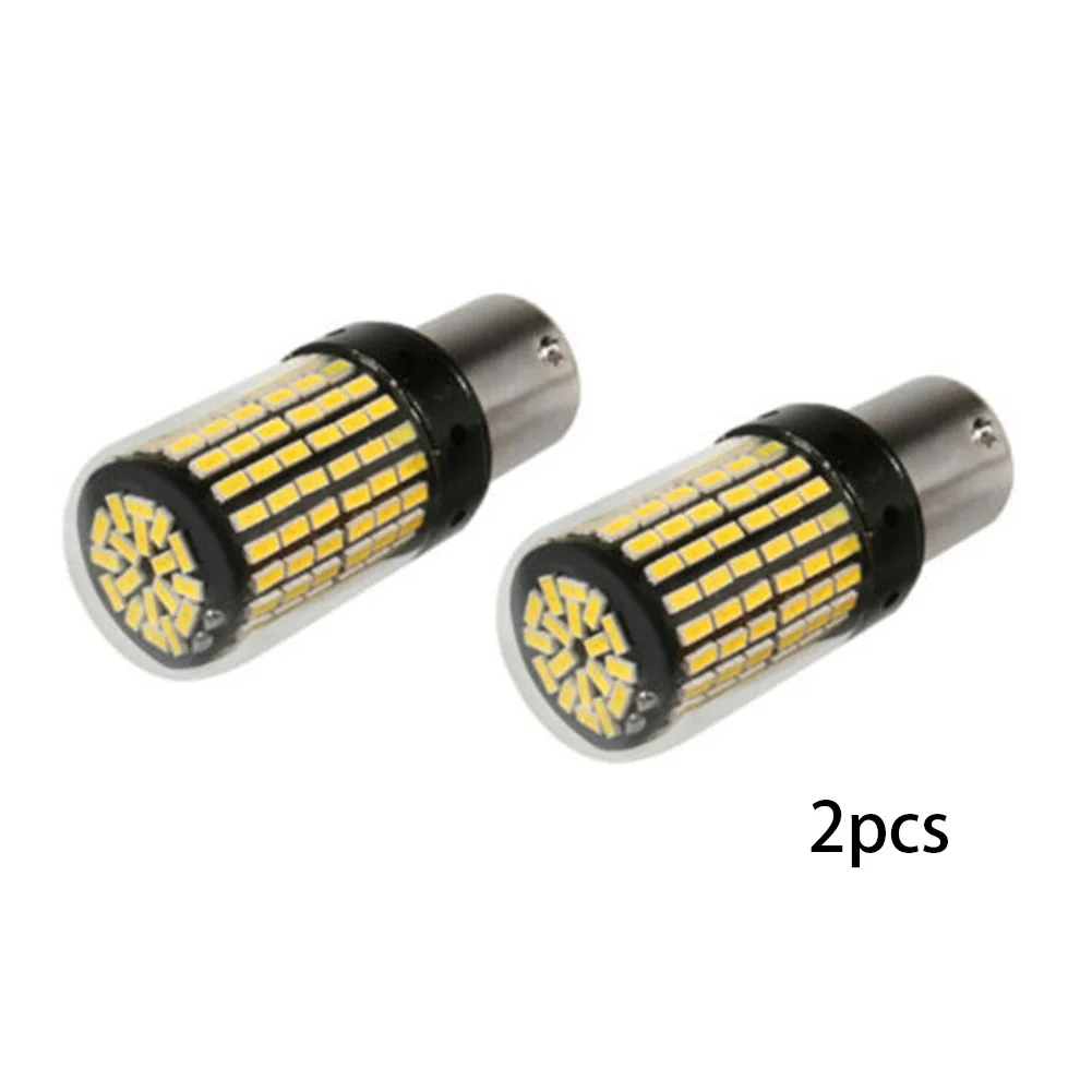 

2X 1156 PY21W LED 144SMD Canbus Car Brake Reverse Lamp Tail Light Bulb Brand New Auto Parts High Quality And Durable